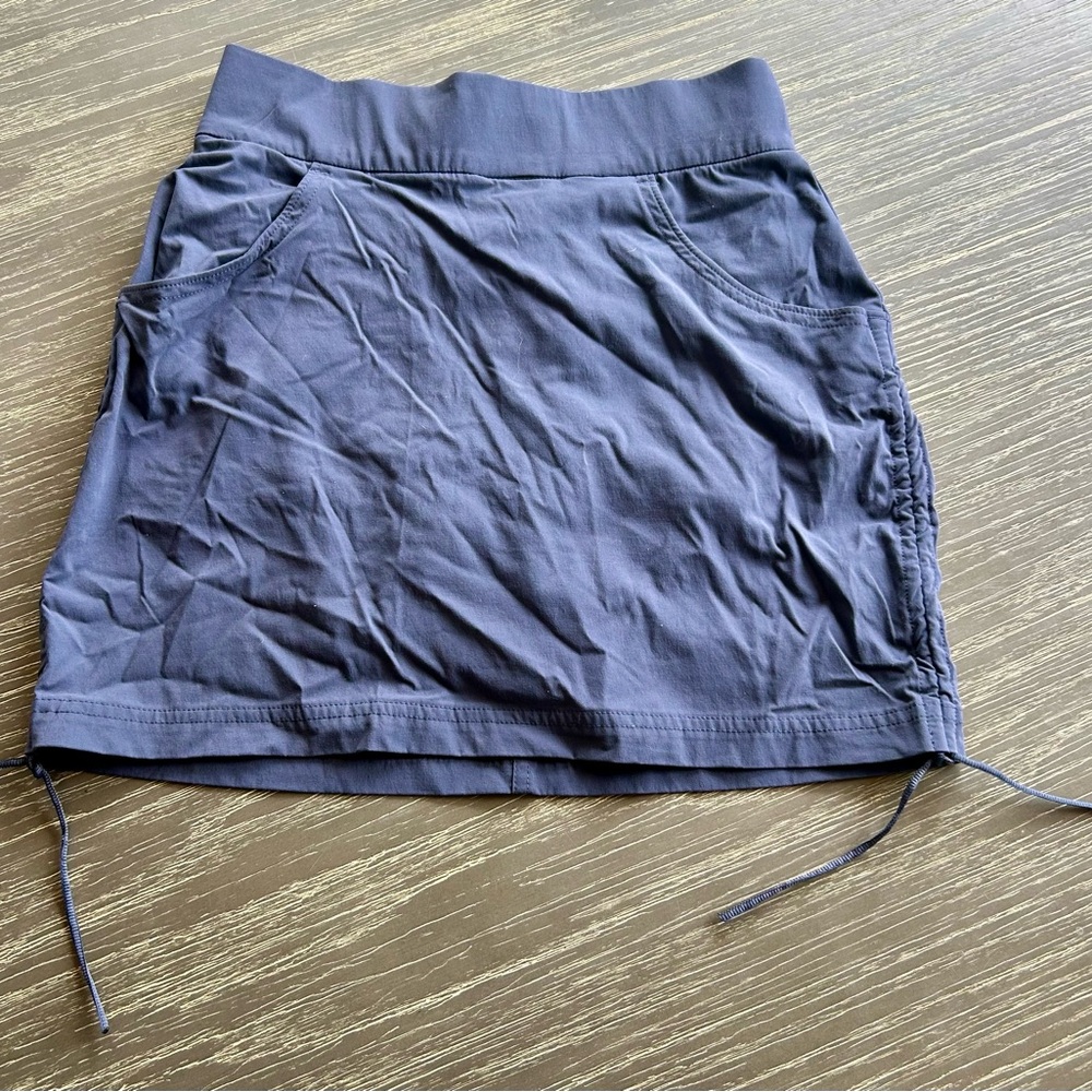 Columbia Athletic Blue Ruched Mini Skirt